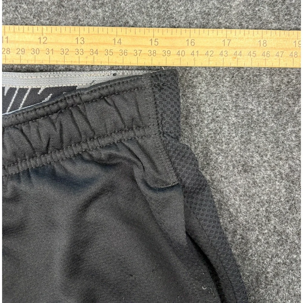 Nike Mens Dri-FIT Black Mesh Athletic Pants Zipper Hem Pockets RN56323 Size M